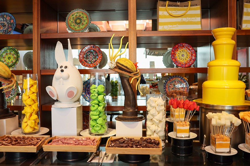 sweet station at brunch