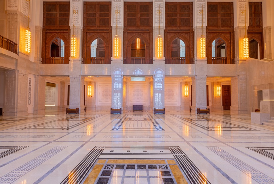 interior of the Royal Opera House Muscat