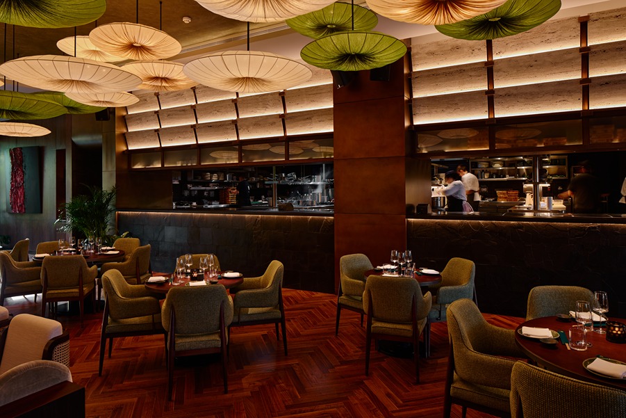 sumosan bahrain semi open kitchen