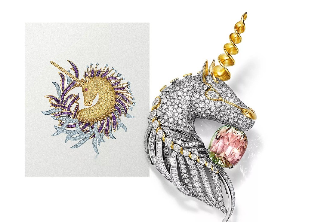 Tiffany & Co. New Blue Book 2024
Unicorn brooch