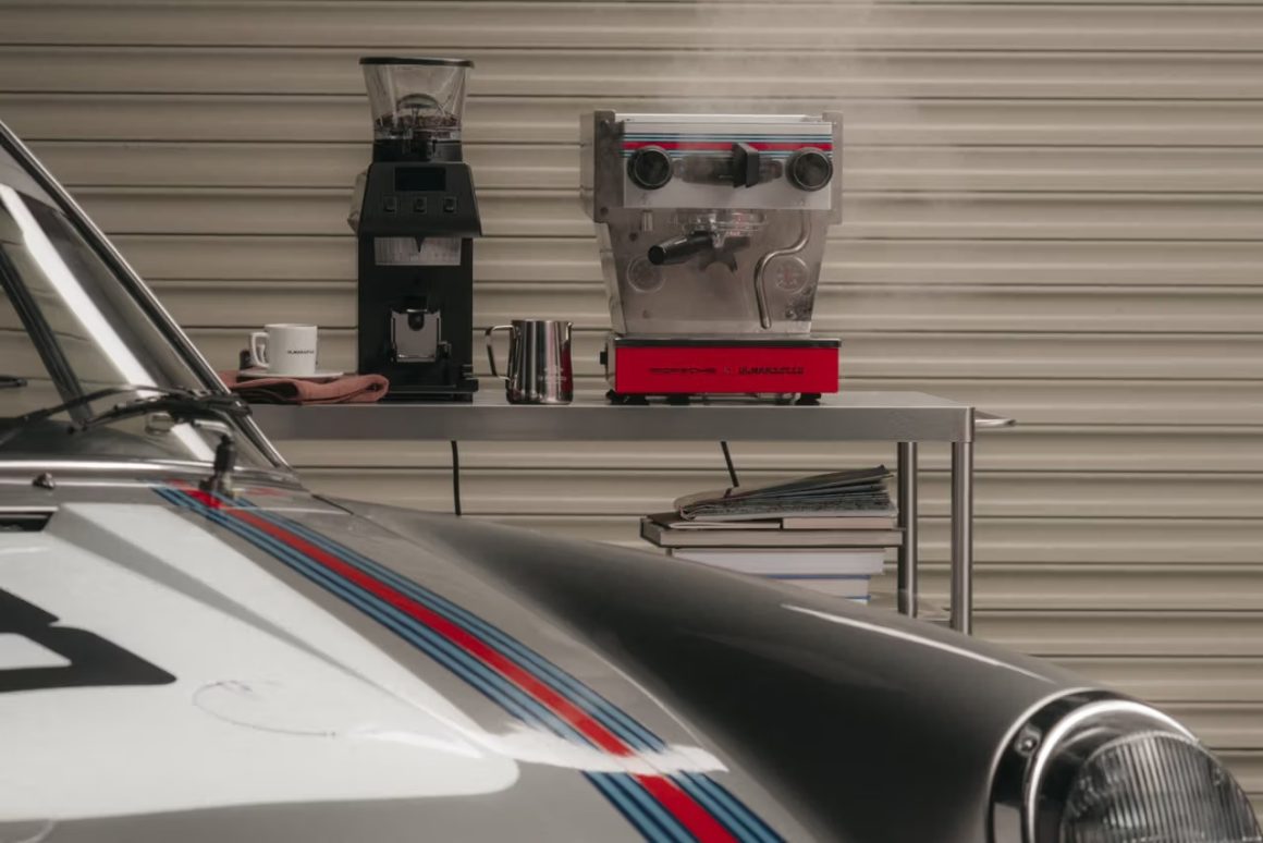 Porsche and La Marzocco Pico Espresso Grinder